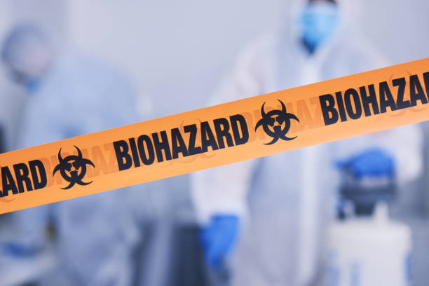 Professional Biohazard Cleanup technician working in Russia, OH